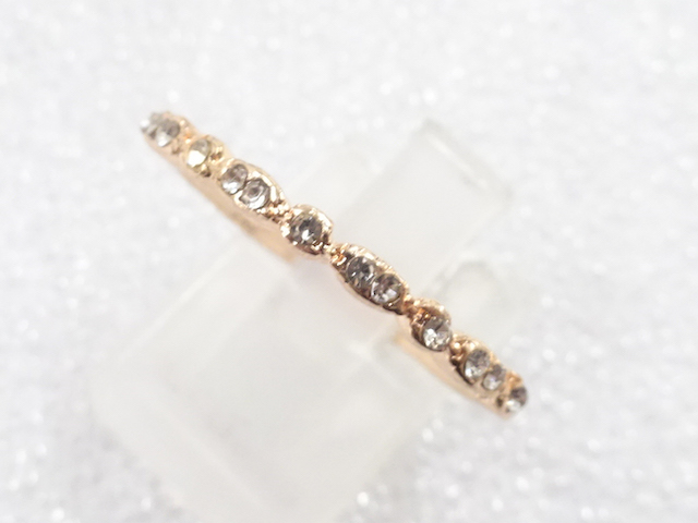 JAPANESE KIMONO / CRYSTAL RING (SIZE 19)
